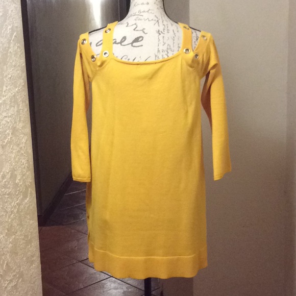 Thalia sodi yellow top spandex - Picture 5 of 7